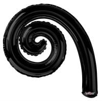 Kurly Spiral Black Balloon