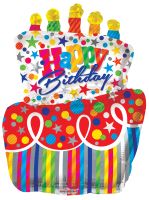 36" Big Cake Birthday Shape Balloon
