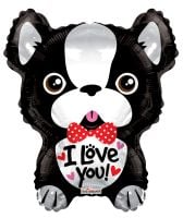 18" French Bulldog Shape Balloon