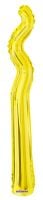 Kurly Zig Zag Yellow Balloon