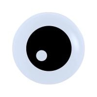 05" Eyeball White (50pcs) Balloons