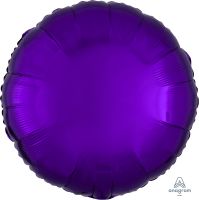 18" Metallic Purple Circle (non-packaged) Balloon