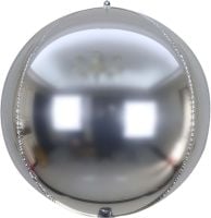 Orb 08" Silver Balloon