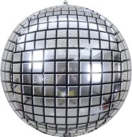 Orb 12" Silver Disco Balloon
