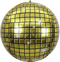 Orb 08" Gold Disco Balloon