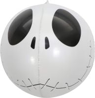 Orb 16" Skull White Balloon