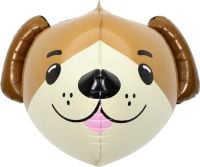 20" 3D Dog Head Balloon