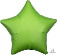 18" Kiwi Green Star Balloon