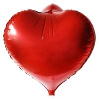 18" 3D Heart Red Balloon