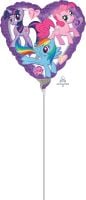 09" My Little Pony Heart Balloon