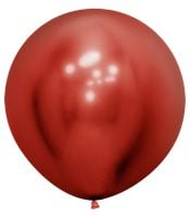 24" Reflex Crystal Red (10pcs) Sempertex Balloons