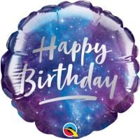 04" Birthday Galaxy Balloon