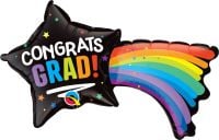 Mini Shape Congrats Grad Shooting Star Balloon