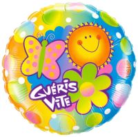 18" Gueris Vite Soliel Balloon