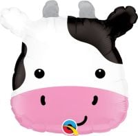 14" Mini Cute Holstein Cow Balloon