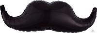 SuperShape Black Mustache Balloon
