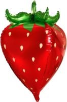 28" 3D Strawberry Red Balloon