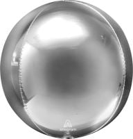Orbz 16" Silver Balloon