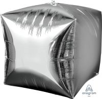 Cubez 16" Silver Balloon