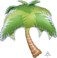 SuperShape Summer Scene Palm Tree Balloon