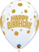 11" Birthday Cheers Brew (50pcs) Balloons