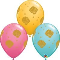 11" Sea Shells (50pcs) Balloons