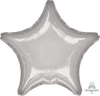 18" Metallic Silver Star (non-packaged) Balloon