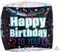 UltraShape Cubez Brilliant Birthday Balloon
