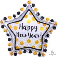SuperShape Ring in the New Year Balloon