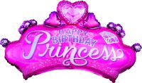 SuperShape Princess Crown & Gem Balloon