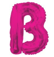 14" Pink Letter B Balloon