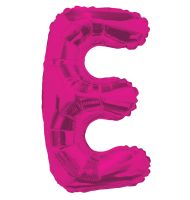 14" Pink Letter E Balloon