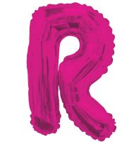 14" Pink Letter R Balloon