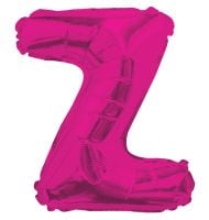 14" Pink Letter Z Balloon