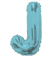 14" Light Blue Letter J Balloon