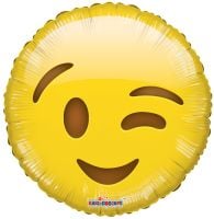 18" Smiley Wink Balloon