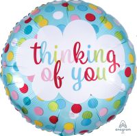 18" Thinking of You Dots Balloon