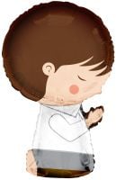 28" First Communion Boy Shape Balloon