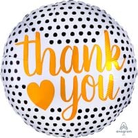 18" Thank You Modern Dots Balloon