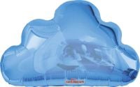20" Blue Cloud Balloon