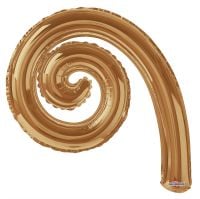 Kurly Spiral Mocha Balloon