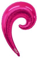 36" Kurly Wave Magenta Balloon