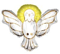 28" White Dove Balloon