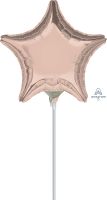 09" Rose Gold Star Balloon