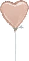 09" Rose Gold Heart Balloon