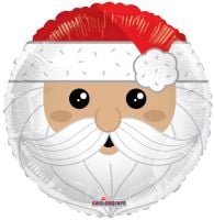 18" Santa and Reindeer Balloon