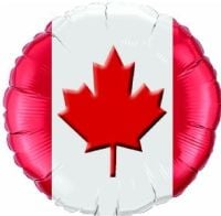 09" Canadian Flag Balloon
