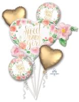 Balloon Bouquet Floral Baby Girl