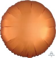 18" Satin Luxe Amber Circle (non-packaged) Balloon