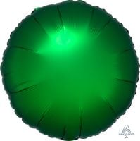 18" Satin Luxe Emerald Circle (non-packaged) Balloon